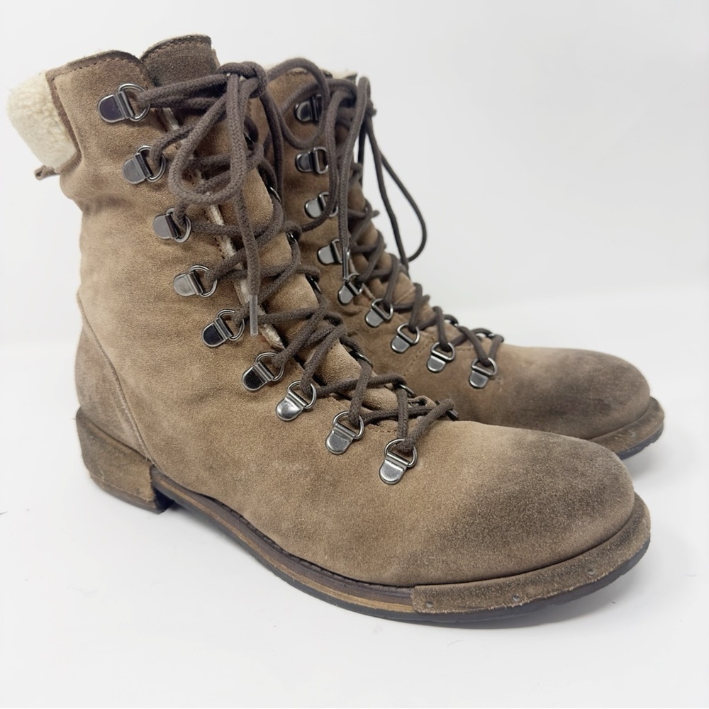 Freebird by Steven Suede Sherpa Combat Boots